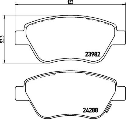 Brembo P59051N - Kit pastiglie freno, Freno a disco autozon.pro