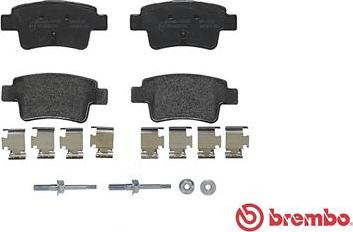 Brembo P 59 057 - Kit pastiglie freno, Freno a disco autozon.pro