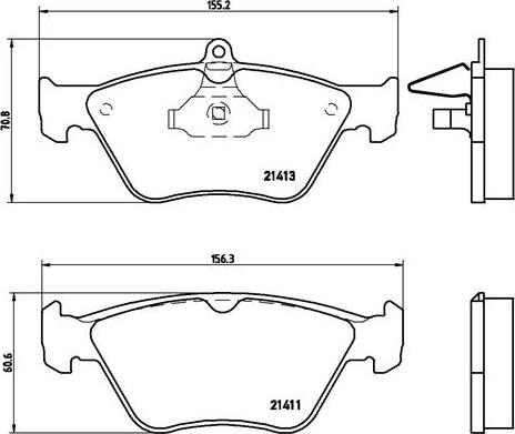 Brembo P 59 019 - Kit pastiglie freno, Freno a disco autozon.pro