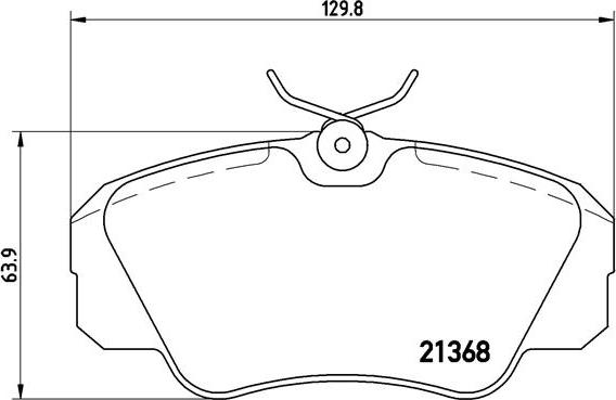 Brembo P 59 016 - Kit pastiglie freno, Freno a disco autozon.pro