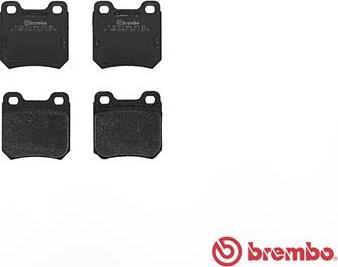 Brembo P 59 010 - Kit pastiglie freno, Freno a disco autozon.pro