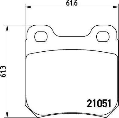 Brembo P 59 010 - Kit pastiglie freno, Freno a disco autozon.pro