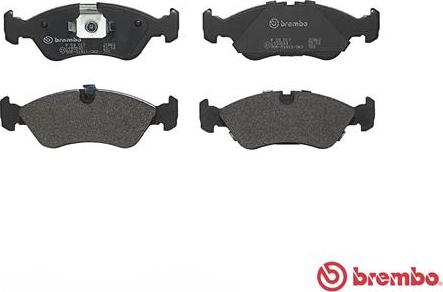 Brembo P 59 017 - Kit pastiglie freno, Freno a disco autozon.pro