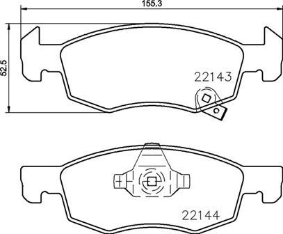 Brembo P59084N - Kit pastiglie freno, Freno a disco autozon.pro