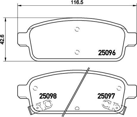 Brembo P 59 080 - Kit pastiglie freno, Freno a disco autozon.pro