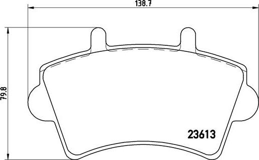 Brembo P 59 039 - Kit pastiglie freno, Freno a disco autozon.pro