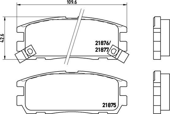 Advics AD0580 - Kit pastiglie freno, Freno a disco autozon.pro