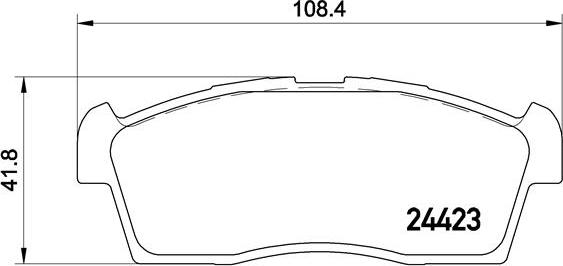 Brembo P54049N - Kit pastiglie freno, Freno a disco autozon.pro