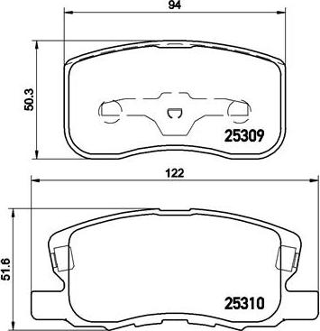 Advics SS911-S - Kit pastiglie freno, Freno a disco autozon.pro