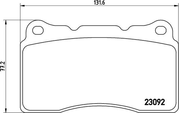 Brembo P 54 040 - Kit pastiglie freno, Freno a disco autozon.pro