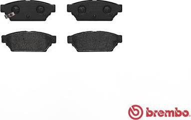 Brembo P 54 053 - Kit pastiglie freno, Freno a disco autozon.pro