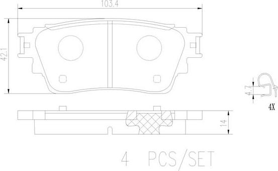 Brembo P54063N - Kit pastiglie freno, Freno a disco autozon.pro