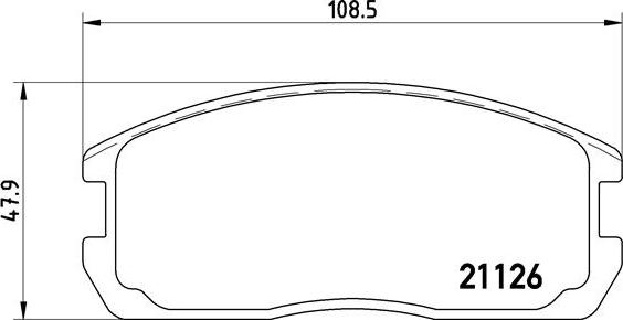 Brembo P 54 009 - Kit pastiglie freno, Freno a disco autozon.pro