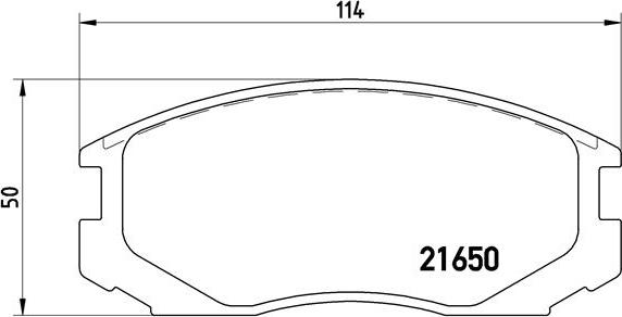 Brembo P 54 015 - Kit pastiglie freno, Freno a disco autozon.pro