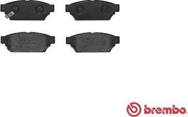 Brembo P 54 016 - Kit pastiglie freno, Freno a disco autozon.pro