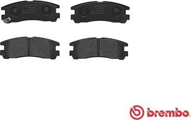 Brembo P 54 012 - Kit pastiglie freno, Freno a disco autozon.pro