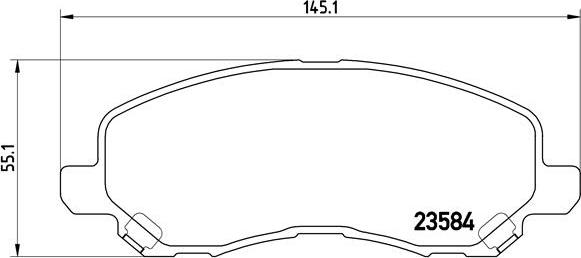 Brembo P 54 030X - Kit pastiglie freno, Freno a disco autozon.pro