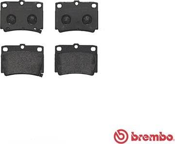 Brembo P 54 026 - Kit pastiglie freno, Freno a disco autozon.pro