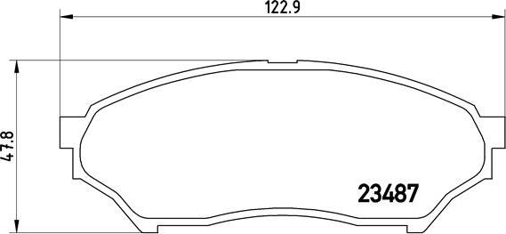 Brembo P 54 028 - Kit pastiglie freno, Freno a disco autozon.pro