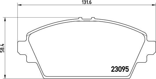 Brembo P 56 044 - Kit pastiglie freno, Freno a disco autozon.pro