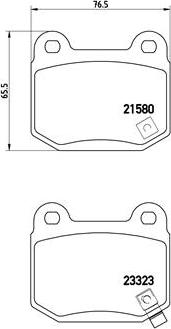 Brembo P 56 048 - Kit pastiglie freno, Freno a disco autozon.pro