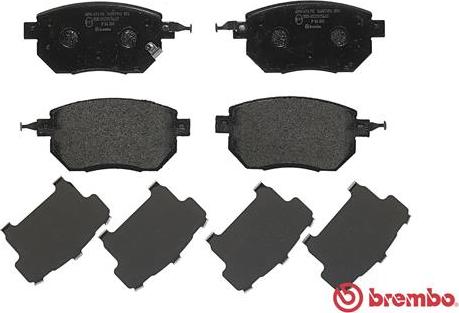 Brembo P 56 051 - Kit pastiglie freno, Freno a disco autozon.pro