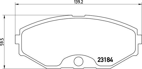 Brembo P 56 052 - Kit pastiglie freno, Freno a disco autozon.pro