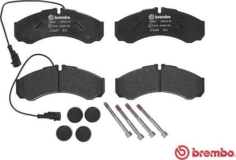 Brembo P 56 069 - Kit pastiglie freno, Freno a disco autozon.pro