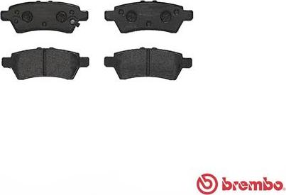 Brembo P 56 060 - Kit pastiglie freno, Freno a disco autozon.pro