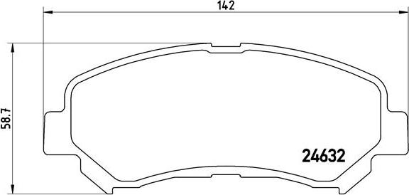 Brembo P 56 062 - Kit pastiglie freno, Freno a disco autozon.pro