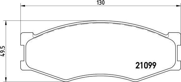 Brembo P 56 014 - Kit pastiglie freno, Freno a disco autozon.pro