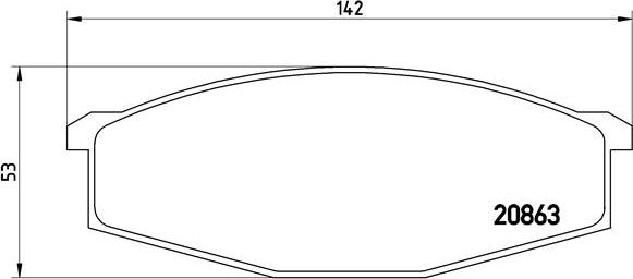 Brembo P 56 015 - Kit pastiglie freno, Freno a disco autozon.pro