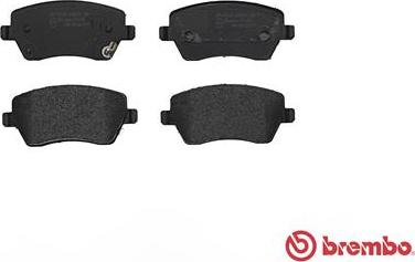 Brembo P 56 086 - Kit pastiglie freno, Freno a disco autozon.pro