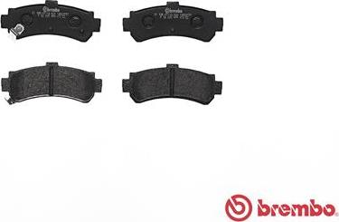 Brembo P 56 035 - Kit pastiglie freno, Freno a disco autozon.pro