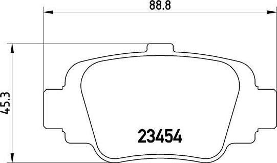 Brembo P 56 032 - Kit pastiglie freno, Freno a disco autozon.pro