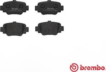 Brembo P 56 032 - Kit pastiglie freno, Freno a disco autozon.pro