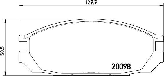 Brembo P 56 020 - Kit pastiglie freno, Freno a disco autozon.pro