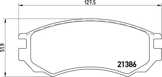 Brembo P 56 028 - Kit pastiglie freno, Freno a disco autozon.pro