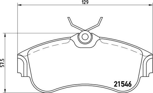 Brembo P 56 022 - Kit pastiglie freno, Freno a disco autozon.pro