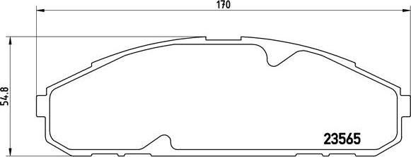 Brembo P 56 072 - Kit pastiglie freno, Freno a disco autozon.pro