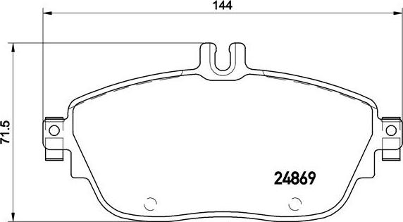 Brembo P 50 093 - Kit pastiglie freno, Freno a disco autozon.pro