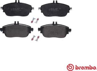 Brembo P 50 093 - Kit pastiglie freno, Freno a disco autozon.pro