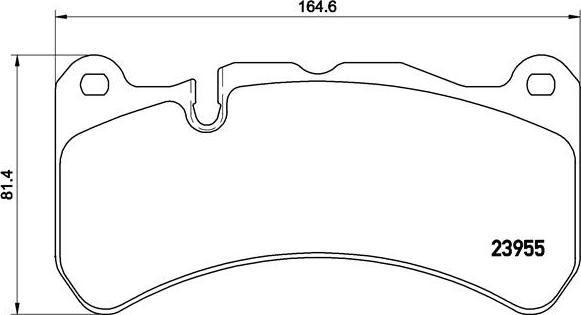 Brembo P 50 092 - Kit pastiglie freno, Freno a disco autozon.pro