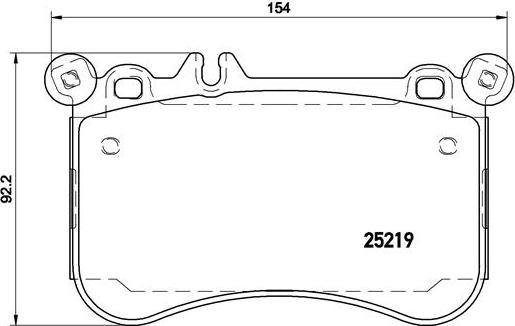 Brembo P 50 097 - Kit pastiglie freno, Freno a disco autozon.pro