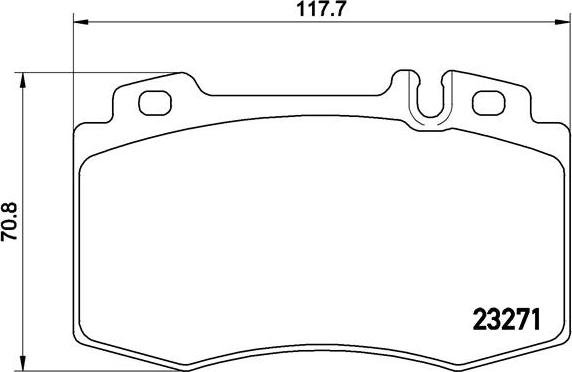 Brembo P 50 041 - Kit pastiglie freno, Freno a disco autozon.pro