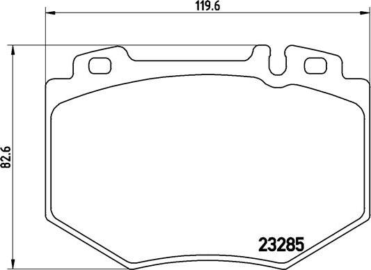 Brembo P 50 048 - Kit pastiglie freno, Freno a disco autozon.pro