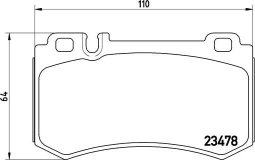 Brembo P 50 061 - Kit pastiglie freno, Freno a disco autozon.pro