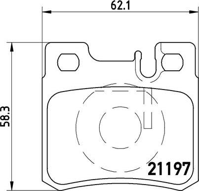 Brembo P 50 009 - Kit pastiglie freno, Freno a disco autozon.pro