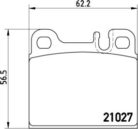 Brembo P 50 005 - Kit pastiglie freno, Freno a disco autozon.pro