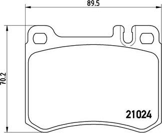 Brembo P 50 014 - Kit pastiglie freno, Freno a disco autozon.pro